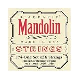 D'addario J74 Medium Phos Bronze Mandolin Strings (11-40)