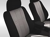 CUSTOM Chrysler PT Cruiser Seat Covers - REAR FULL SET: 40/60 Split Folding Bench (2000-2001) - Neo-Supreme Black w/ Charcoal - Made in the USA