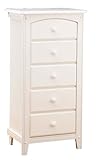 Bassettbaby Cape Cod 5 Drawer Tall Chest, White