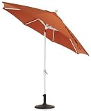 11' Auto-tilt Umbrella White Melon Sunbrella