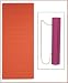 YOGAMATTE YOGA MATTE GYMNASTIKMATTE FITNESSMATTE ORANGE NEU