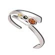 Round Yellow/Orange/Green Amber Cuff