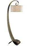 Remy Floor Lamp Taupe Drum Smoked Bronze