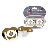 New Orleans Saints NFL Baby Pacifier - 2 Pack