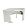 Aspira Freestanding Corner Unit, Resin, 65w x 39d x30h, Platinum