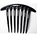 Side Comb French Twist Hair Comb Decorative Hair 7 TOOTH Black Color Hair Accessories