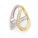 14K Two-tone Diamond fancy Slide D.25tw
