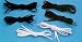 TYLASTIC 24" WHITE SHOE LACES HEAVY DUTY ELASTIC SHOE LACES * Heavy-duty elastic shoelaces for those who require or prefer better support * No special lacing or tying is required * 2 pairs per package * 24" white * Contains latex