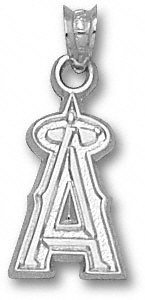 Los Angeles Angels of Anaheim Sterling Silver ''A'' 5/8'' Pendant