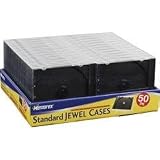 Memorex 32021929 50PK BLACK CD JEWEL CASES