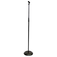 Pyle-Pro PMKS5 Compact Base Microphone Stand (Lightweight, Black)