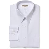 Van Heusen Wrinkle Free Fitted Solid Poplin Dress Shirt - Point Collar