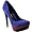 Blue Iris Kid Suede