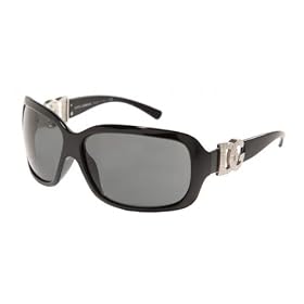 DOLCE and GABBANA D&G DG 6029B 501 87 BLACK PLASTIC SUNGLASSES