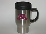 MINNESOTA GOLDEN GOPHERS 16 oz. Logo Stainless Steel TRAVEL MUG