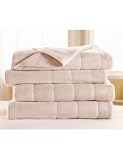 Sunbeam Fleece Electric Heated Warming Blanket Dual Controller, Size: Queen, Color: Ivory