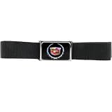 Body Candy - Officially Licensed Black CADILLAC Logo ROCK STAR Buckle and Belt