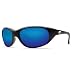 Wave Killer Sunglasses -Black Frame with Blue Mirror Glass Lens