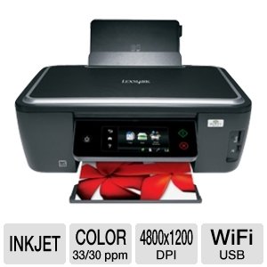 Lexmark Interact S605 Wireless Multifunction Inkjet Printer with Web-Enabled Touchscreen
