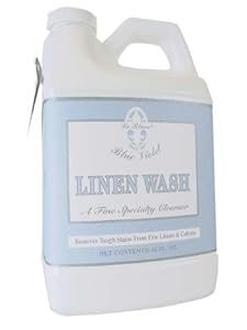 Blue Violet 64 Oz Jumbo Le Blanc Linen Wash Classic Scent Clean Vintage Precious Heirloom Linens Safely, 6Pack