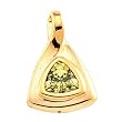 14K Yellow Gold Peridot Pendant