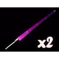2 x Extending/Retracting Star Wars Style LED Lightsaber / Laser Sword - 36" Colour Changing 8 Function