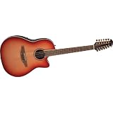 Ovation Celebrity CC245 12-string Acoustic-electric Guitar, Honey Burst