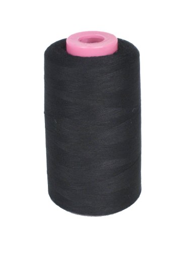 Black Serger Thread (overlock) 6,000 yards, 100% Spun Polyester