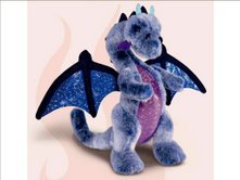 Childrens Toyshop  Toys : Plush Myths Blue Dragon 10"