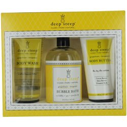 Deep Steep 3 Piece Gift Set, Grapefruit Bergamot