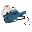CONSOLIDATED STAMP Model 22-6 1-Line/6-Char. Pricemarker Kit, Marker Gun/Ink Roll/9 Rolls Labels