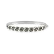 Silver 0.69 cttw. Diamond Bangle Bracelet