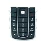 Original Nokia 6230i Tastenmatte schwarz / latin black