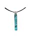 Pendant - XP-80- Genuine Handmade Dichroic Glass ~ .925 Sterling Silver