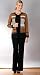 Apparel : WALNUT MULTI STRIPE JACKET BY EXCLUSIVELY MISOOK