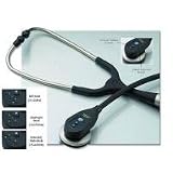 ADC Electronic Adscope, Next Generation Stethoscope, Black