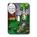 Londons Times Fish Fishing Deep Beneath Cartoons - Peta Demands Stop To Crab Grass Mowing - Light Switch Covers - single toggle switch