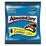 Almond joy Milk Chocolate Dipped Cookies with Coconut Creme & Almonds - 2 Oz/ Pack, 12 ea