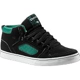 Emerica Francis Skate Shoes, Black/Green/White (Men's)