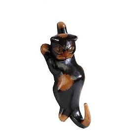 All Natural Handmade Coat Hanger - Cat Design