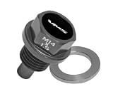 Honda Mazda Mitsubishi Magnetic Oil Pan Drain Plug Gunmetal