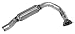 Walker 52166 Exhaust Pipe
