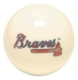MLB Atlanta Braves WHITE (Home Color) Billiard Cue Ball / 8 Ball