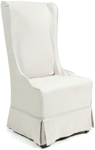 Valley Linen Wingback Chair in Camel