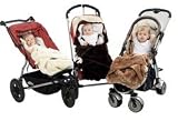 Minimink HONEY Ultra Soft Faux Fur Pram Papoose-Fits Standard Prams
