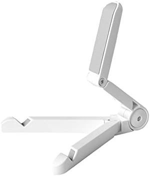iPad Stand Tablet &amp; Cellphone Adjustable Folding Desk Mount Bracket Holder for Ipad 1/2/3 Air Mini, Iphone 6 6 Plus; Samsung Galaxy Tablet,kindle Fire (white)