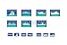 Wallmonkeys Peel and Stick Wall Decals - Boat Icon - Removable Graphic