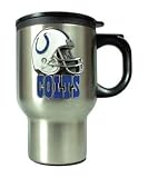 Indianapolis Colts Stainless Steel Coffee Mug with Pewter Emblem