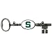 Michigan State Spartans NCAA Key Holder w/ Logo Insert