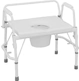 Bariatric Commode™ Bathroom Safety Bariatric polyester drop arm commode Bariatric Commode™ Bathroom Safety Bariatric polyester drop arm commode
